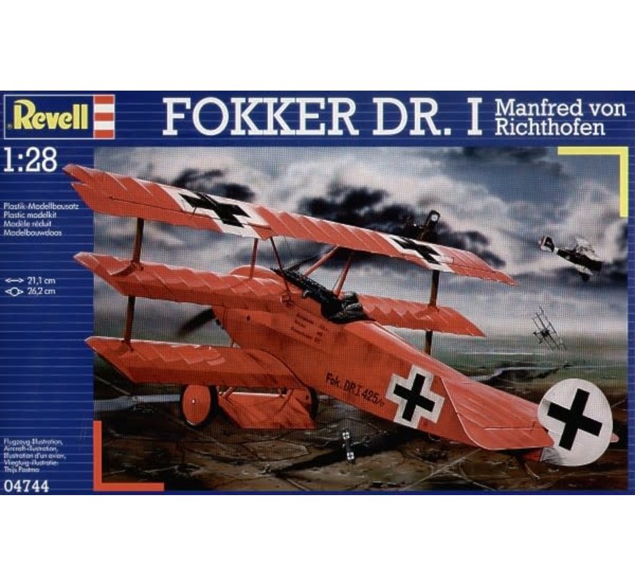 Fokker Dr1 Triplane Richtofen 1:28