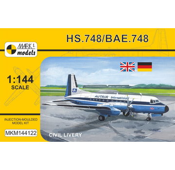 Mark 1 Models HS748/BAe748 Autair, Scottish European, DLT 1:144 New 2020