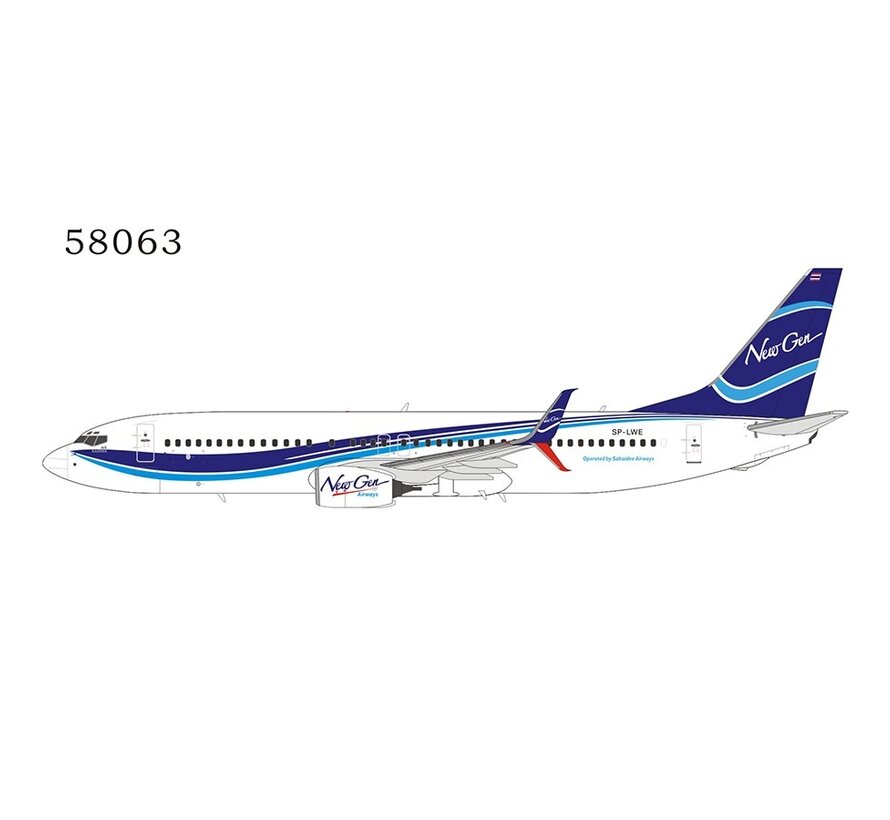 B737-800S NewGen Airways SP-LWE 1:400