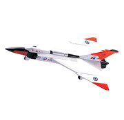 MotorMax Avro Canada CF105 Arrow #201 dayglo 1:100 diecast toy