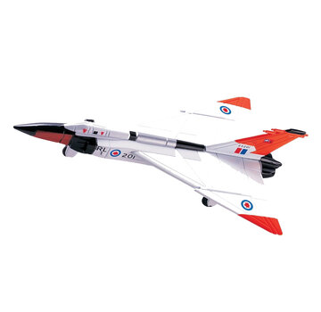 MotorMax Avro Canada CF105 Arrow #201 dayglo 1:100 diecast toy