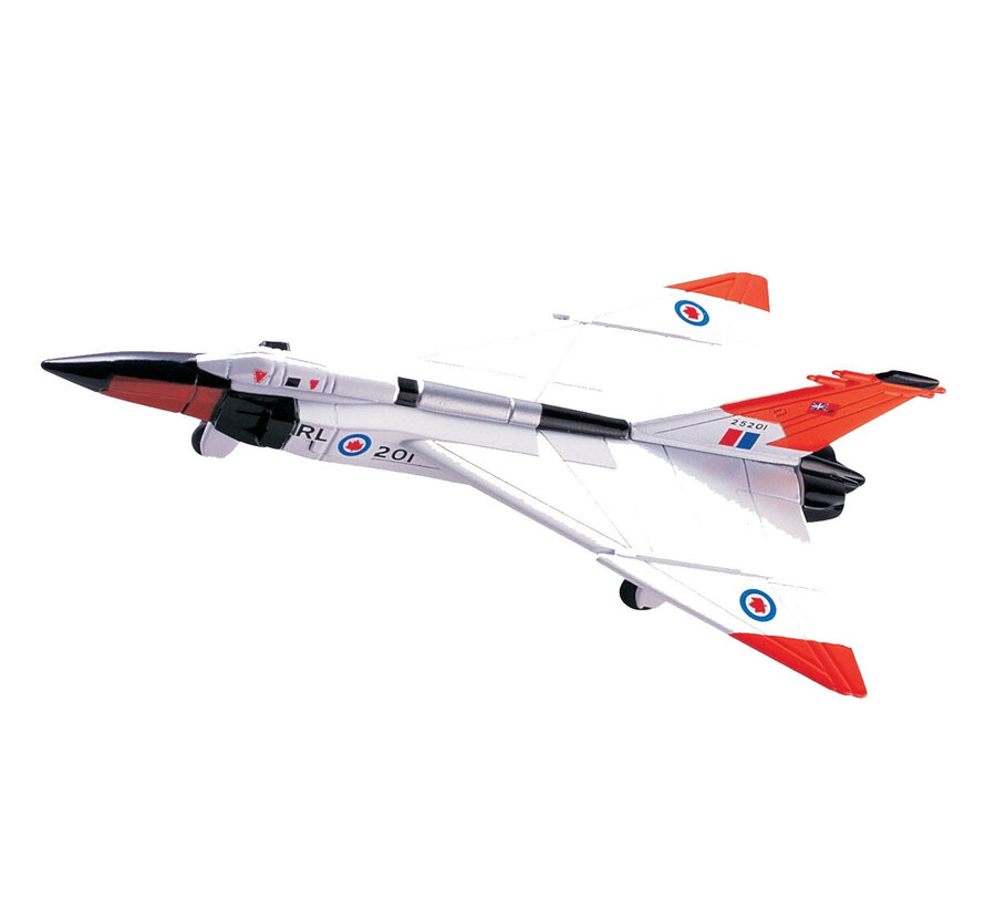 Avro Canada CF105 Arrow #201 dayglo 1:100 diecast toy