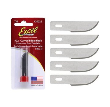 EXCEL CURVED BLADES #22 [ 5pcs ]