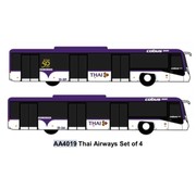 JC Wings Airport Bus Thai Airways  1:400 (4 in each set)