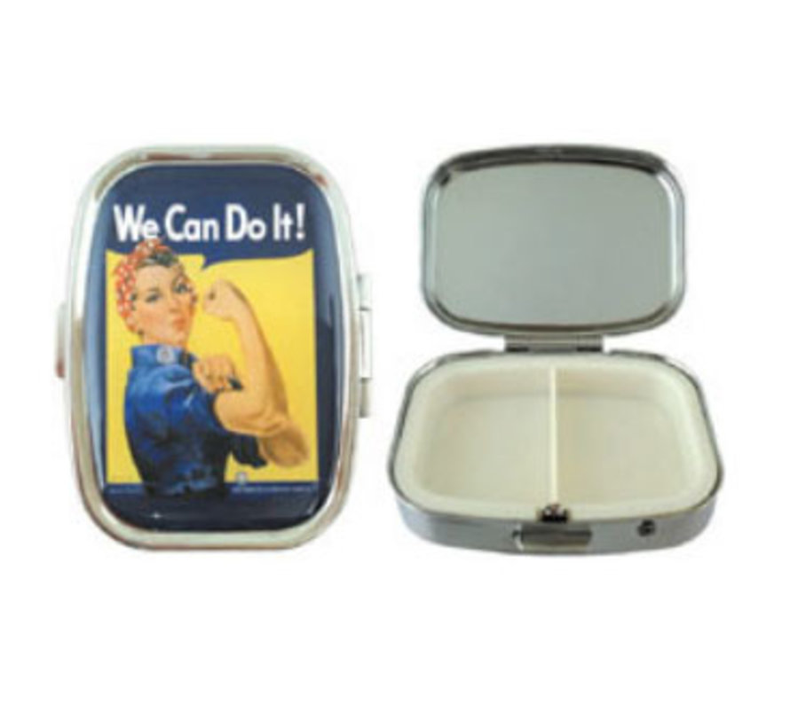 Rosie the Riveter We Can Do It Pill Box
