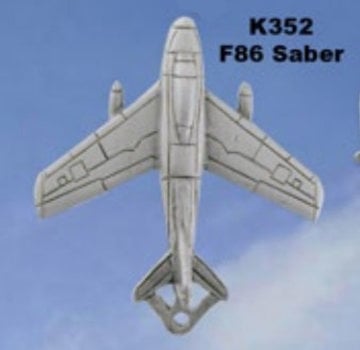 Key Chain F86 Sabre Pewter