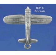 Key Chain F4u Corsair Pewter