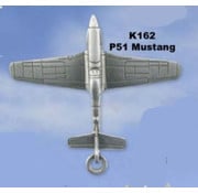 Key Chain P51 Mustang Pewter