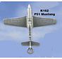 Key Chain P51 Mustang Pewter