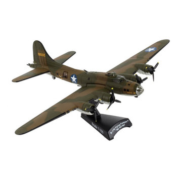 Postage Stamp Models B17E Flying Fortress My Gal Sal USAAF Camouflage 1:155 with stand