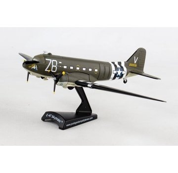 Postage Stamp Models C47 Dakota USAAF D-Day Z8 V Tico Belle 1:144 with stand