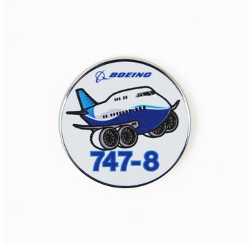 Boeing Store Pin Boeing 747-8 Pudgy