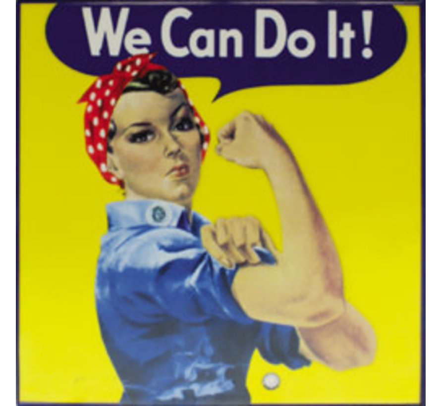 Trivet Rosie The Riveter We Can Do It