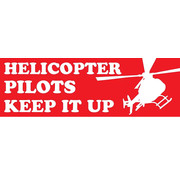 Sticker Helicopter Pilots Keep It Up