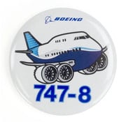 Boeing Store Button Boeing 747-8