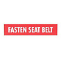 Fasten Seatbelt Placard