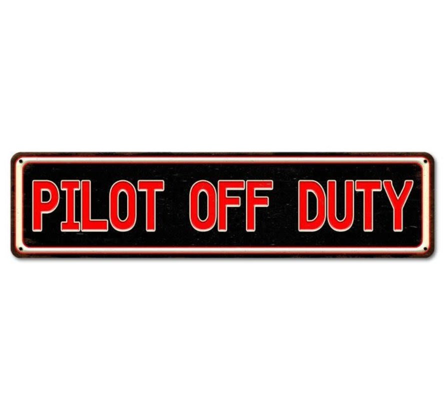 Sign Pilot Off Duty