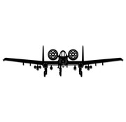 Sign A10A Thunderbolt II Silhouette Cutout metal