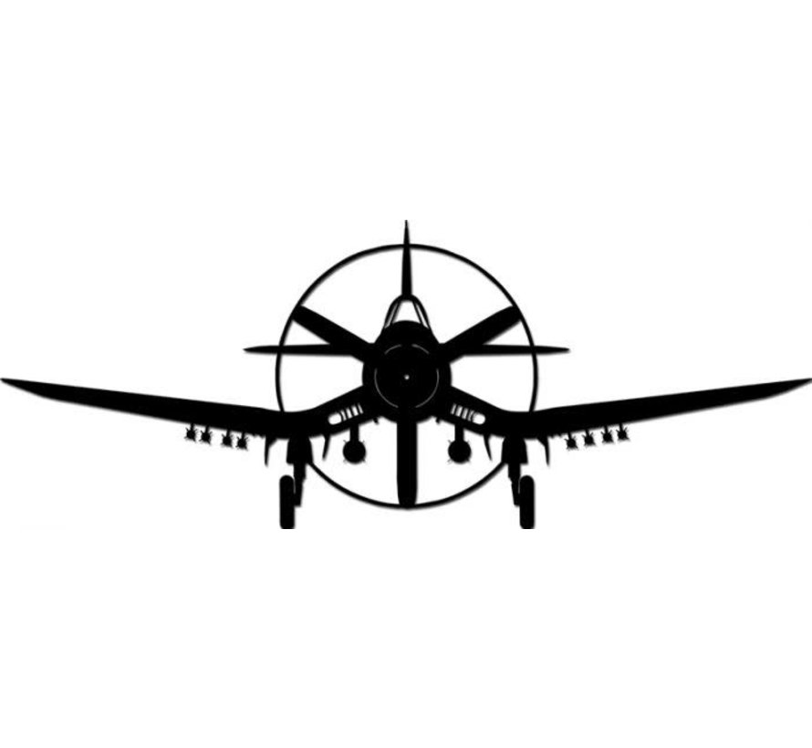Sign F4U Corsair Silhouette Cutout
