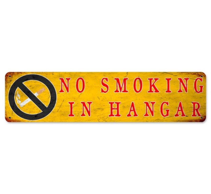 Sign No Smoking In Hangar