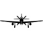 Sign P51 Mustang Silhouette Cutout