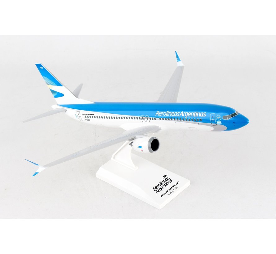 B737-8 MAX Aerolineas Argentinas 1:130 with stand