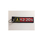 Keychain Embroidered Airbus A220 Runway sign