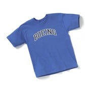 Boeing Store Kids Boeing Varsity Logo Tee Royal Blue