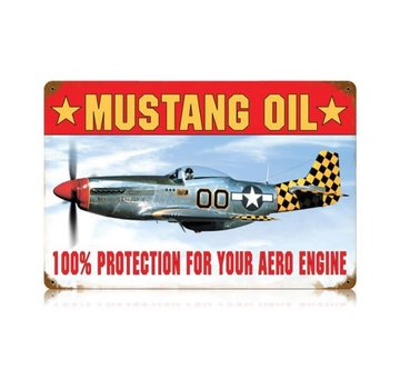Sign Mustang Oil