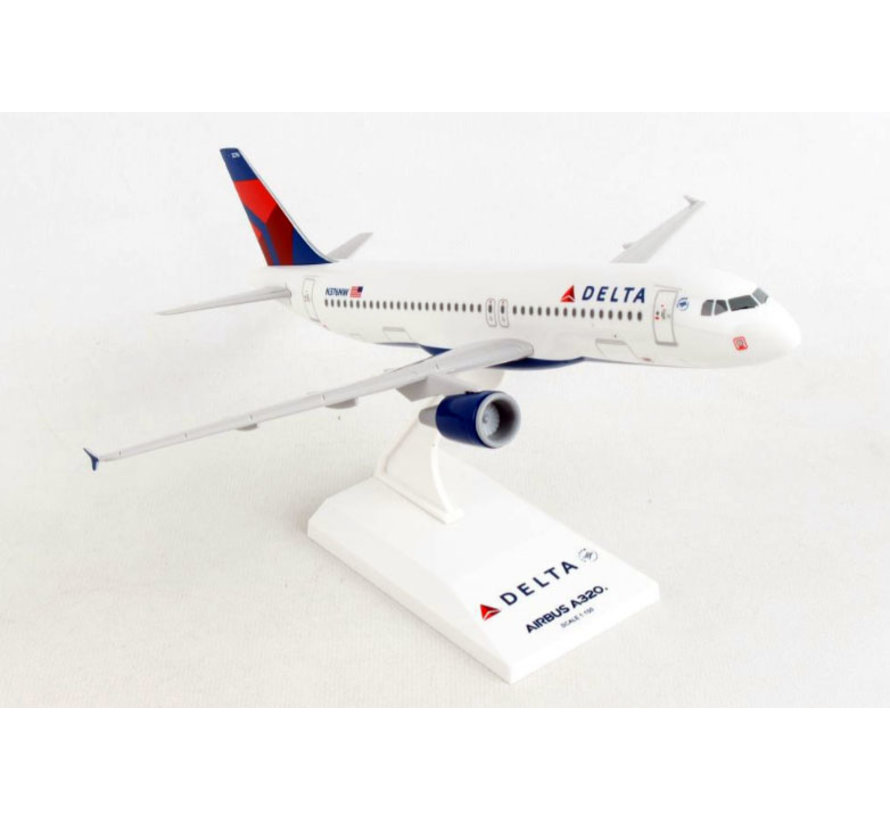 A320 Delta 2007 livery N376NW 1:150 with stand