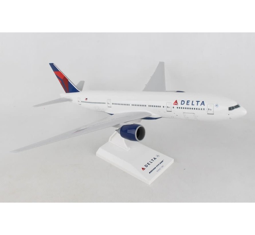 B777-200 Delta 2007 Livery 1:200 with stand
