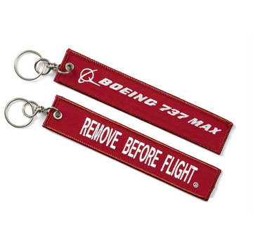 Boeing Store 737 Max Remove Before Flight Keychain