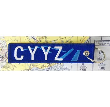Key Chain CYYZ blue