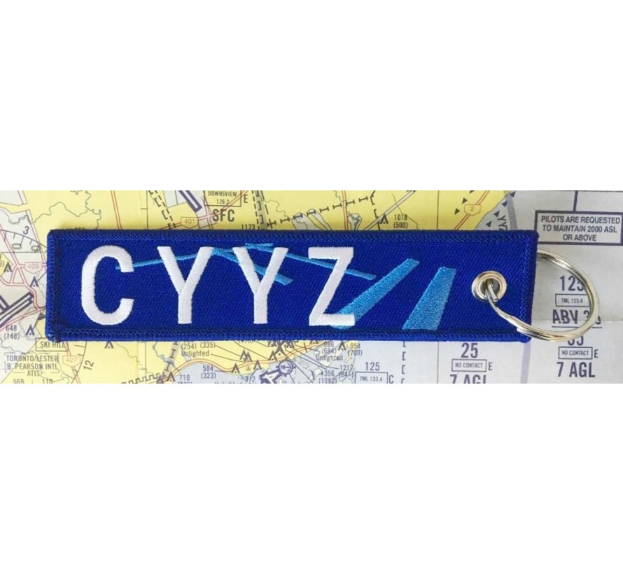 Keychain CYYZ blue