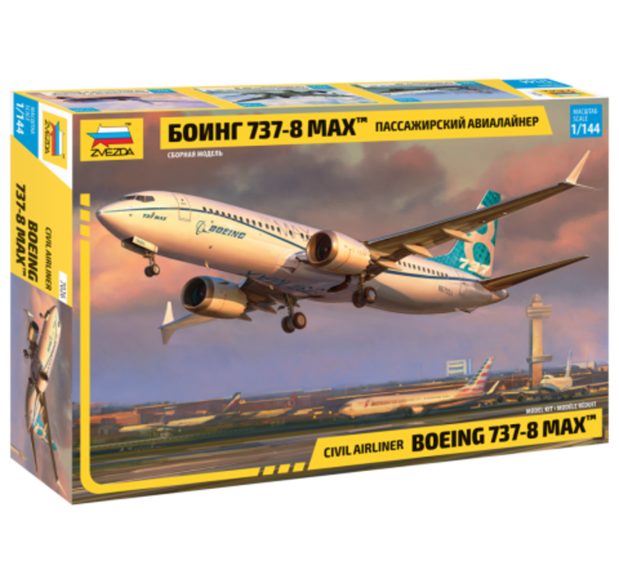 B737-8 MAX Boeing  House livery 1:144 scale kit