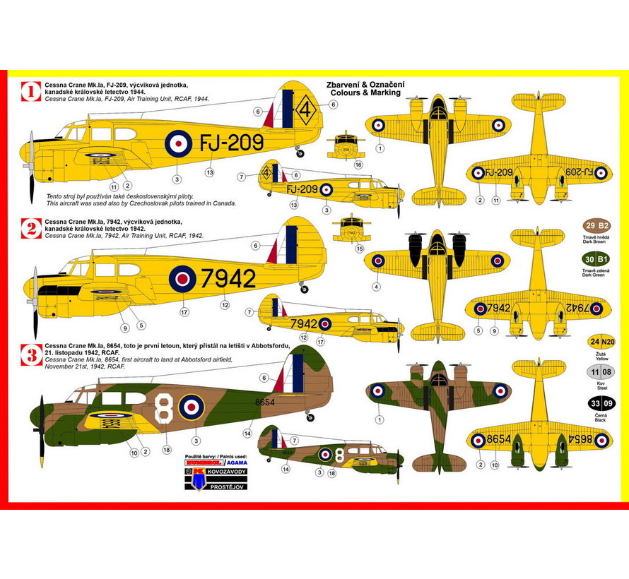 Cessna Crane Mk.IA RCAF 1:72 [New mould-not PAVLA]