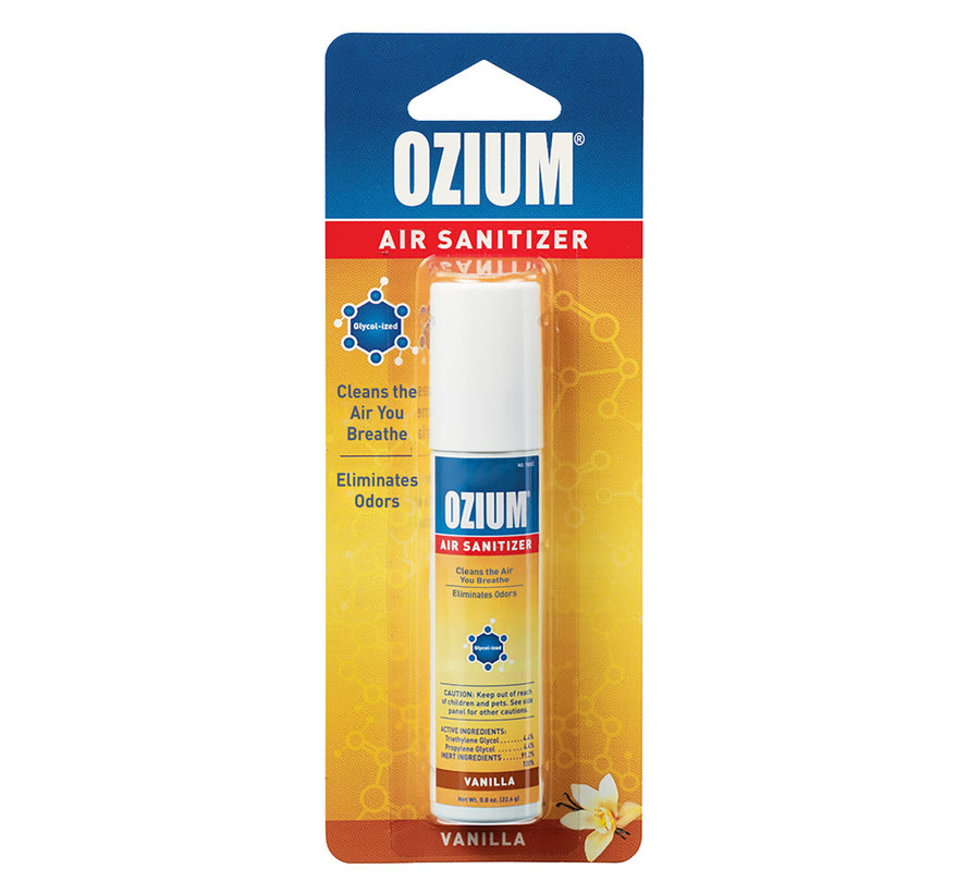 Ozium Air Sanitizer Freshener Vanilla Scent .8 Oz  - Pickup Only