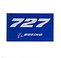 727 Blue Rectangle Sticker