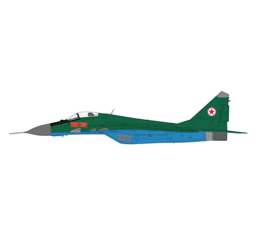MIG29A Fulcrum North Korea Air Force RED553 1:72