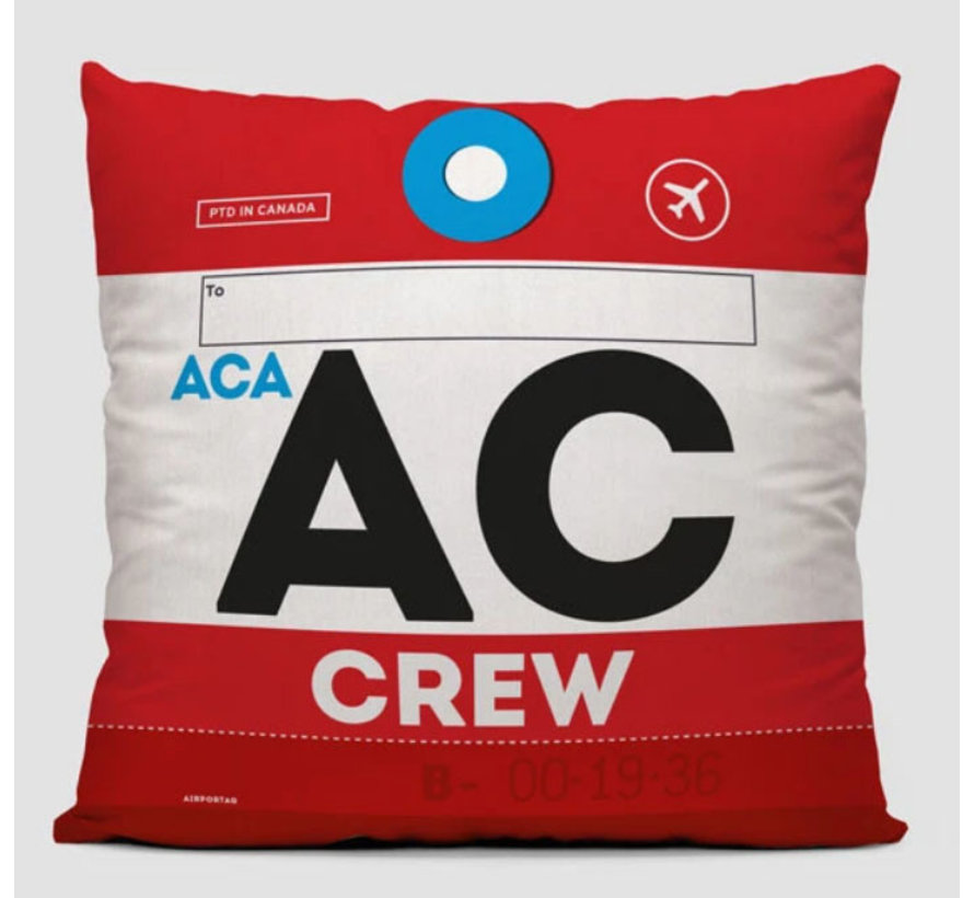 Throw Pillow AC Crew