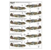XTRADECAL P40B Tomahawk RAF/RCAF 1:72 Decals for 13 aircraft!