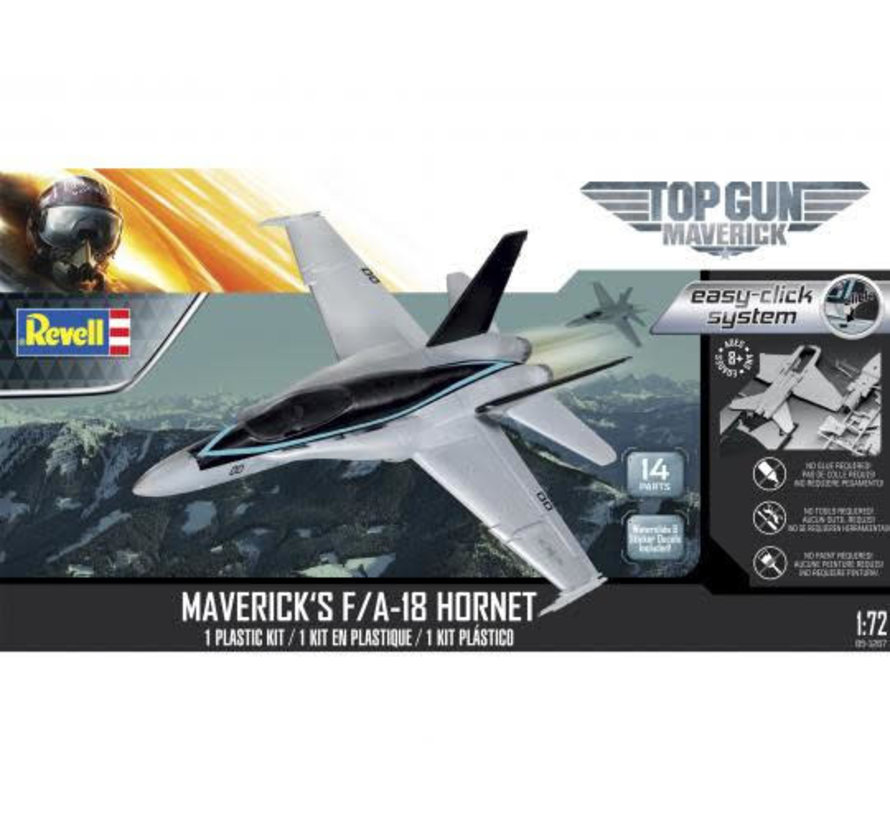 MAVERICK'S F/A18E Super Hornet "TOP GUN" 1:72