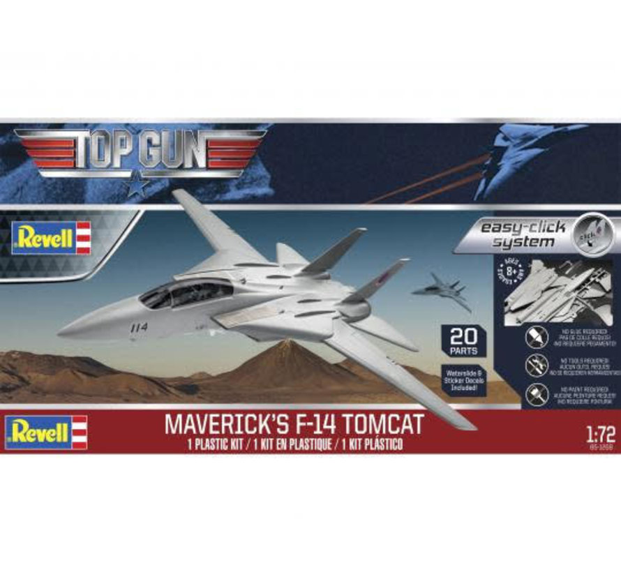 MAVERICK'S F14A Tomcat "TOP GUN" 1:72