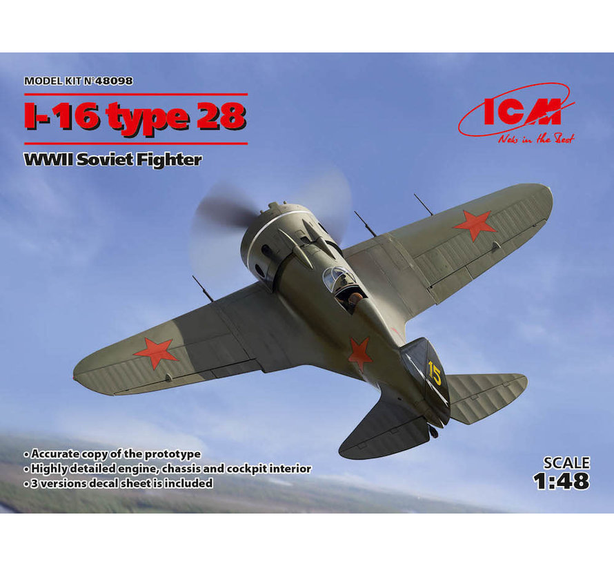 Polikarpov I-16 Type 28 1:48