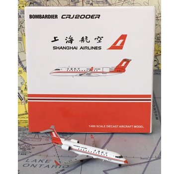 JC Wings CRJ200ER Shanghai Airlines Special Nose B-3018 1:400