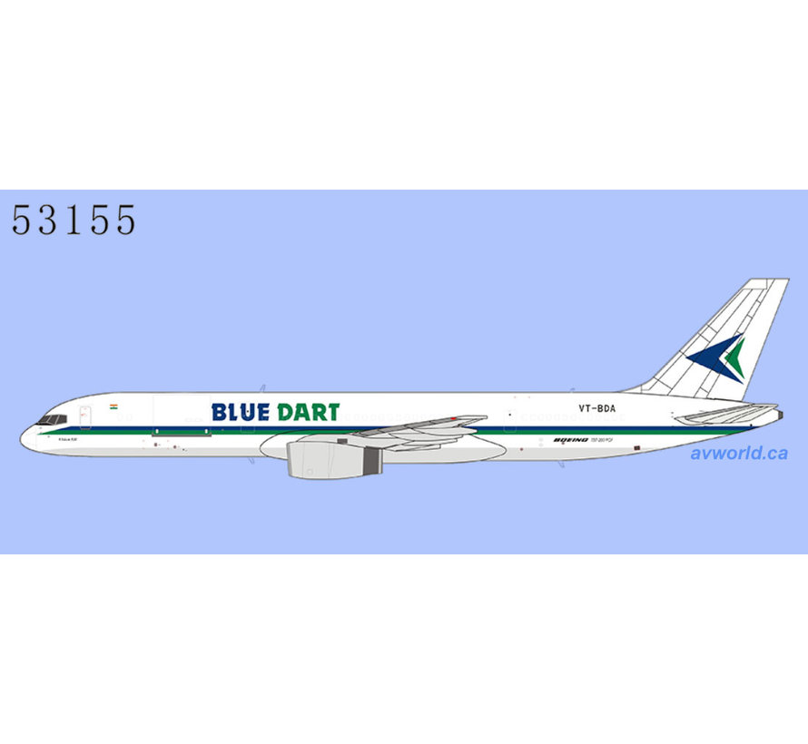 B757-200PCF Blue Dart Aviation VT-BDA 1:400