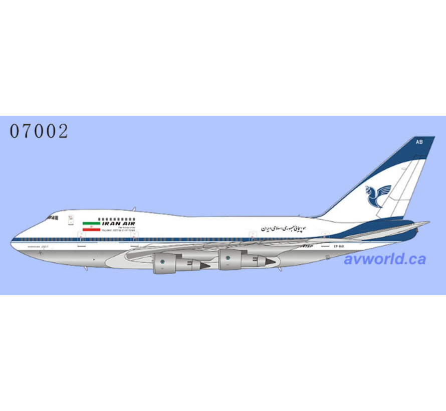 B747SP Iran Air final livery EP-IAB 1:400 (redo 2021)