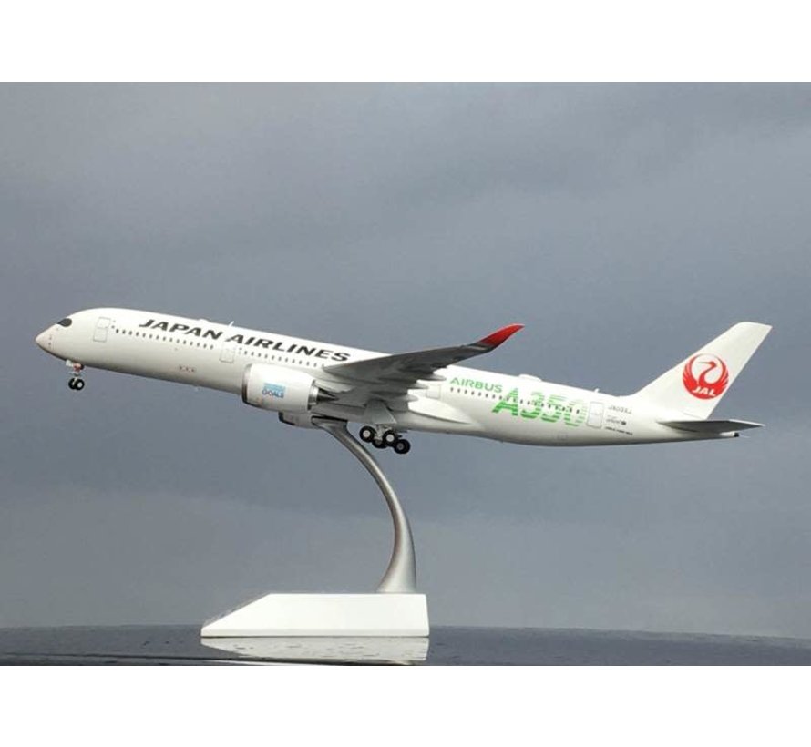 A350-900 JAL Japan Airlines A350 Green JA03XJ 1:200 flaps
