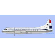 Gemini Jets CV340 KLM Flying Dutchman 1950 livery PH-CGD 1:200 polished with stand