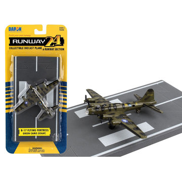 Runway 24 B17 USAAF Olive Green/Camo with runway